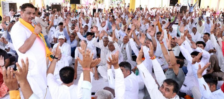 पृथला क्षेत्र को फिर से विकास की राह पर अग्रसर करना ही मेरा उद्देश्य : पं. टेकचंद शर्मा