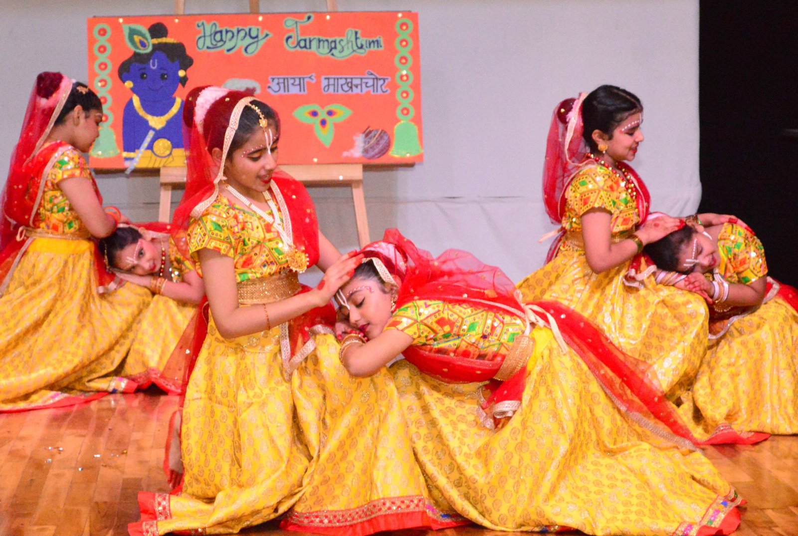 जीवा में श्रीकृष्ण जन्माष्टमी परंपरागत ढंग से मनाई गई