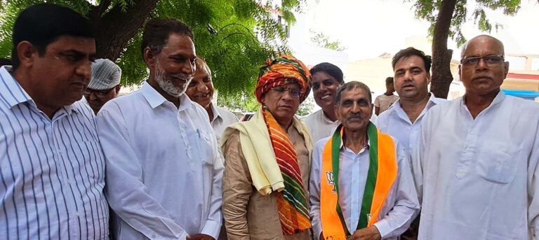 विधायक राजेश नागर का भतोला में जोरदार स्वागत 