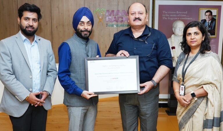 मानव रचना को नेशनल एम्प्लॉयबिलिटी अवॉर्ड 2025 से किया गया सम्मानित, देश के टॉप-10 % इंजीनियरिंग संस्थानों में बनाई जगह