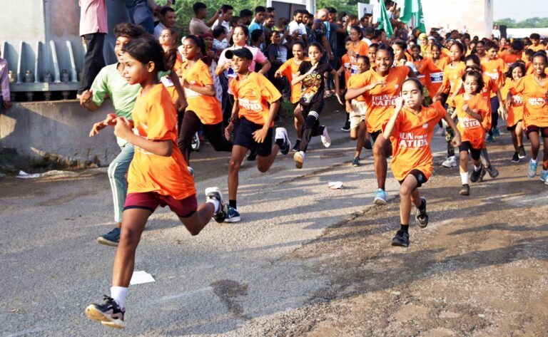 नरेला के युवाओं हेतु नशा विरोधी अभियान (I Ran for the Nation) की विशेष मैराथन दौड़ 