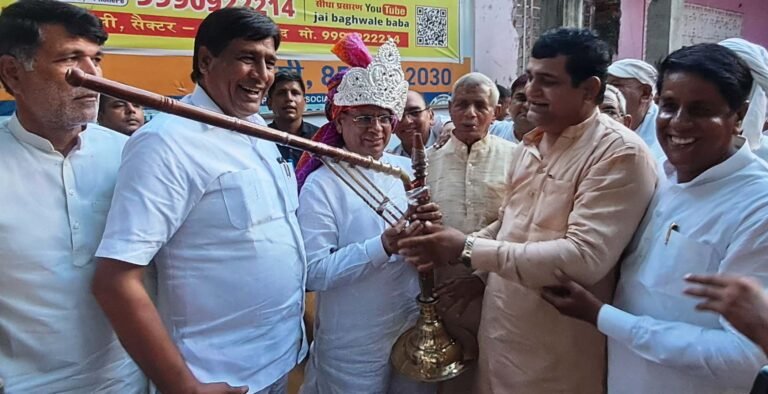 विधायक राजेश नागर का बडौली में हुआ जोरदार सम्मान