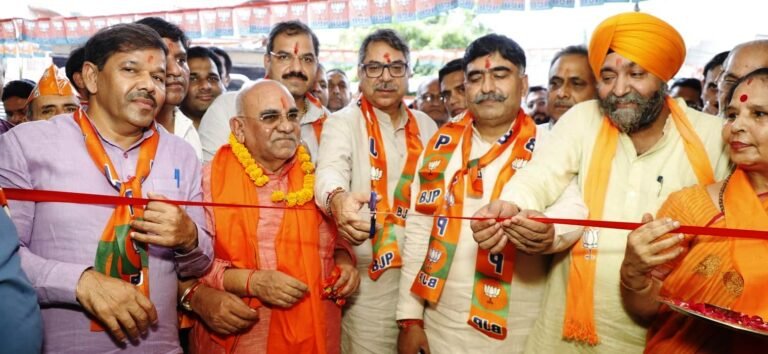 ‘बूथ चलो अभियान’ के तहत फरीदाबाद पहुंचे डा. सतीश पूनिया ने कहा कार्यकर्ताओं के परिश्रम से बनेगी,  तीसरी बार भाजपा सरकार