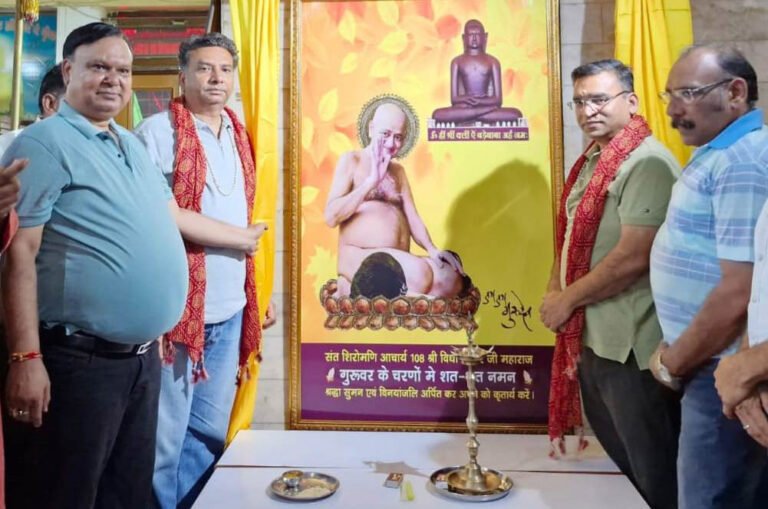 श्री दिगंबर जैन मंदिर में  पर्यूषण पर्व धूमधाम से मनाया गया