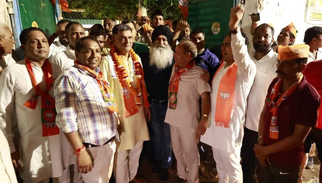 एनआईटी की जनता भाजपा प्रत्याशी सतीश फागना को जीत का ताज पहनाने के लिए बेकरार