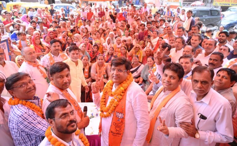 विपुल गोयल के समर्थन में उमड़ा जनसैलाब