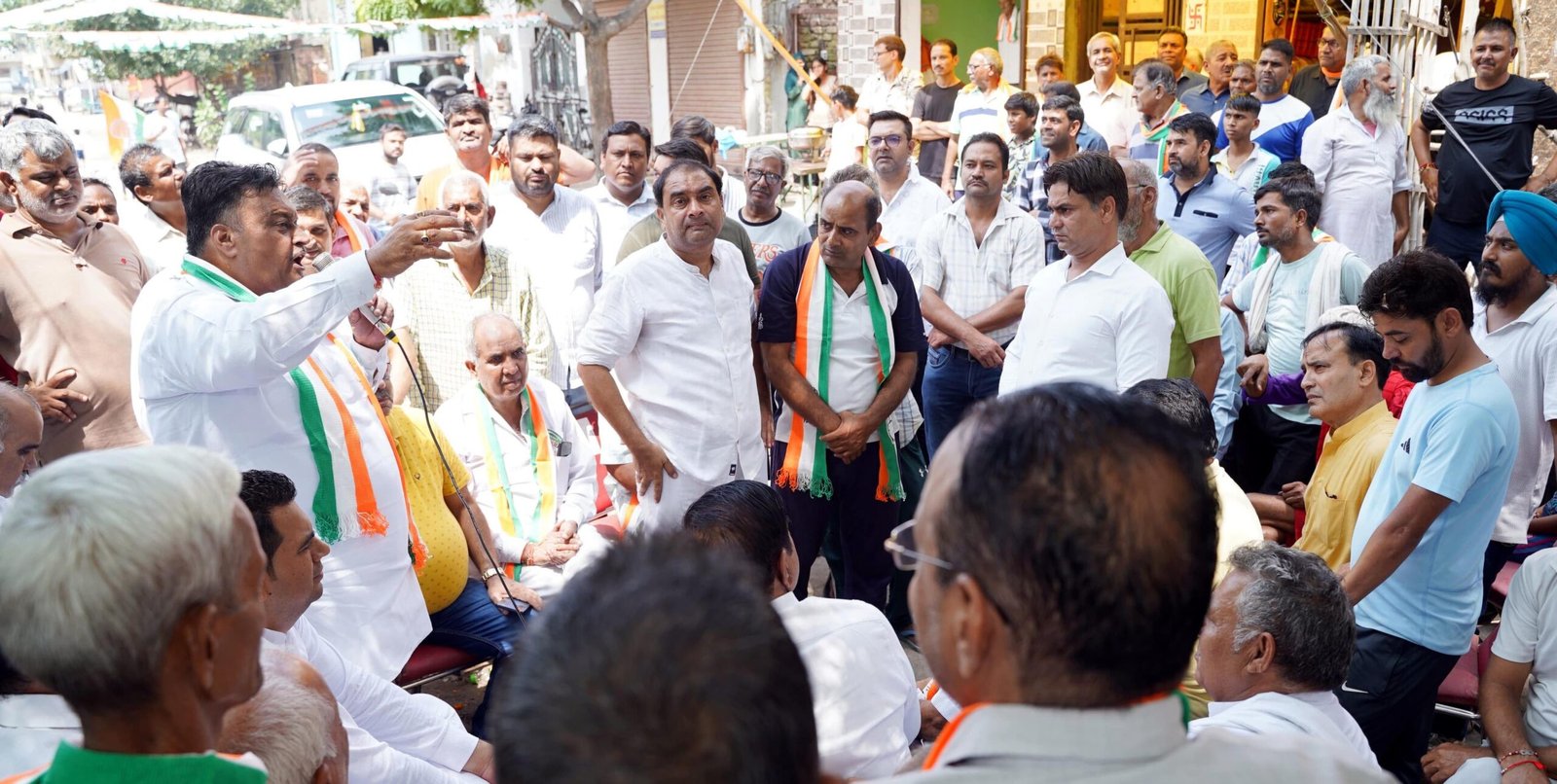 कांग्रेस प्रत्याशी लखन सिंगला बोले,  जिताकर विधानसभा भेज दो, फरीदाबाद के विकास की जिम्मेदारी मेरी