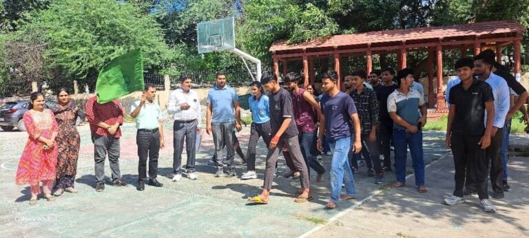 अग्रवाल कॉलेज बल्लभगढ़ द्वारा वॉकथॉन का आयोजन
