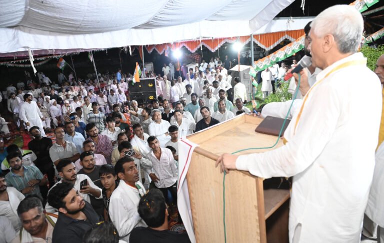 कांग्रेस राज में ही पृथला को मिल सकता है रोजगार व विकास: रघुबीर तेवतिया