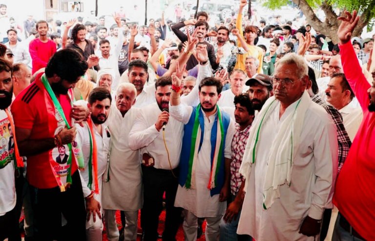   तिगांव कांग्रेस के पक्ष में वोट कर अहंकार को करारा जवाब देगी जनता : रोहित नागर