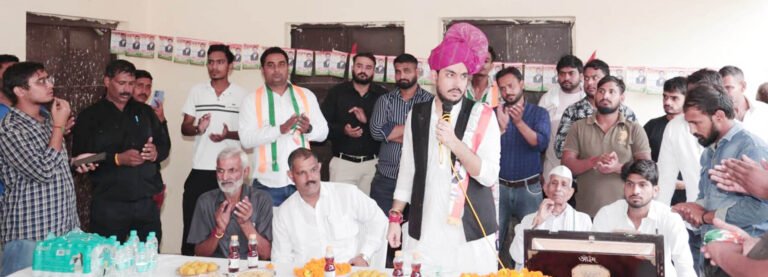 कांग्रेस जिताओ तिगांव में भाईचारा बढाने व विकास की जिम्मेदारी मेरी: रोहित नागर