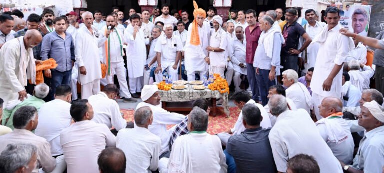 ब्राह्मण, गऊ व गरीब की सेवा पृथला में विकास ही पहली प्राथमिक्ता:  रघुबीर तेवतिया