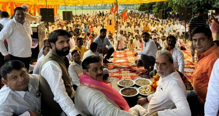 टेकचंद शर्मा को जिताकर भेज दो, पृथला क्षेत्र के विकास की जिम्मेवारी मेरी : कृष्णपाल गुर्जर