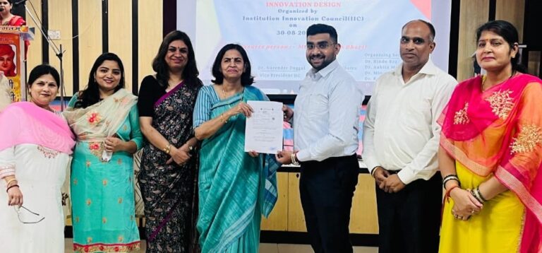 शताब्दी महाविद्यालय में डिजाइन थिंकिंग, क्रिटिकल थिंकिंग और इनोवेशन डिजाइन विषय पर कार्यशाला