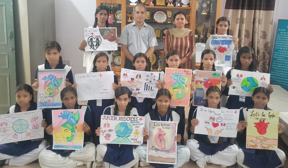 जेआरसी ने मरणोपरांत अंगदान के लिए प्रेरित किया