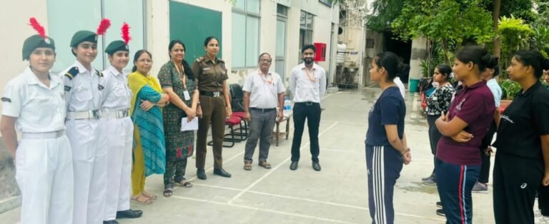 शताब्दी महाविद्यालय में एनसीसी कैडेट्स के चयन का आयोजन