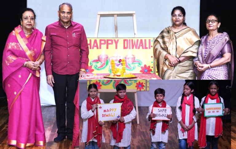 जीवा पब्लिक स्कूल में हर्षोल्लास के साथ मनाया गया दीपावली का त्योहार