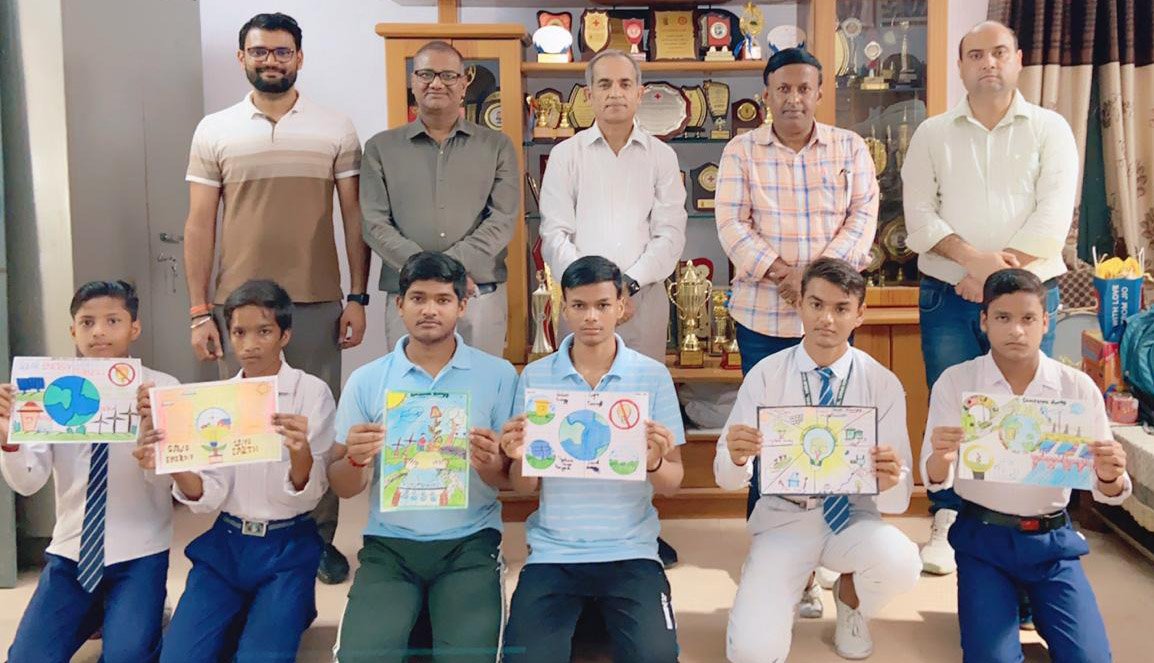 जेआरसी द्वारा सेव एनर्जी पर पेटिंग प्रतियोगिता का आयोजन