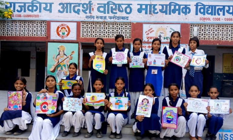 अंतरराष्ट्रीय बालिका दिवस पर  जेआरसी ने दिया  बालिकाओं के सशक्तिकरण का संदेश