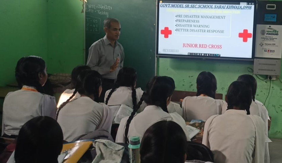 वर्ल्ड डिजास्टर रिस्क रिडक्शन डे – जेआरसी ने आपदा प्रबंधन के लिए जागरूक किया