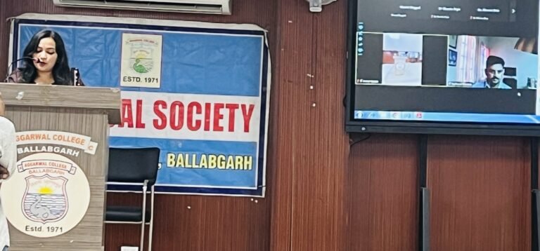 “शोध पत्र लेखन एवं प्रकाशन” पर एक दिवसीय ऑनलाइन राष्ट्रीय कार्यशाला आयोजित की गई