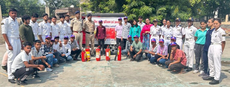 अग्रवाल महाविद्यालय बल्लभगढ़ अग्नि सुरक्षा प्रशिक्षण एवं अभ्यास गतिविधि का आयोजन