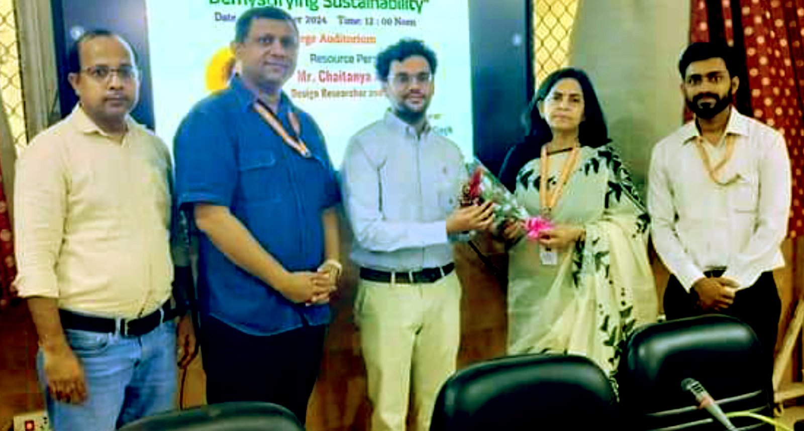 शताब्दी महाविद्यालय में ‘डिमिस्टिफाइंग सस्टेनेबिलिटी’ पर एक्सटेंशन लेक्चर 