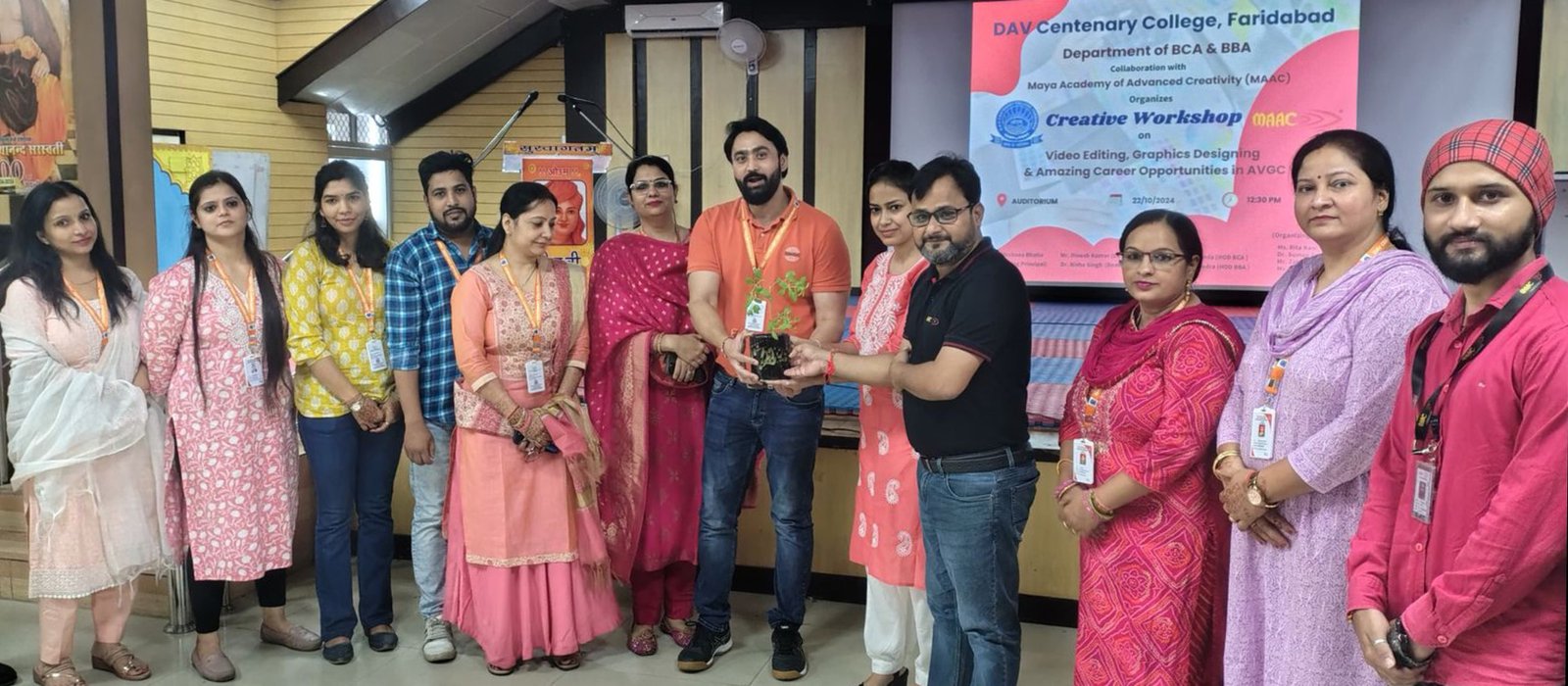 शताब्दी महाविद्यालय में एडिटिंग  एवं ग्राफिक डिजाइनिंग कार्यशाला 