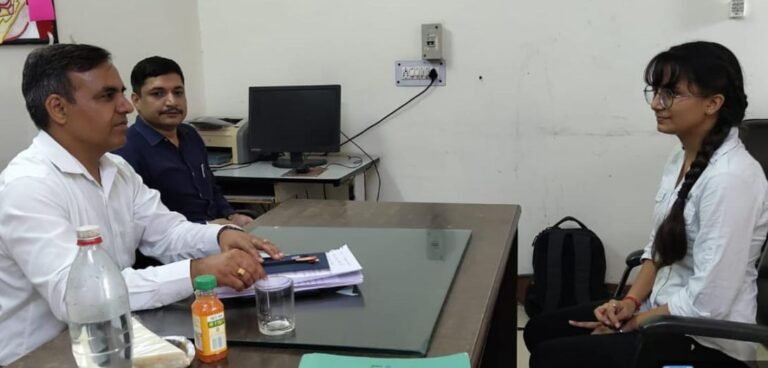 शताब्दी महाविद्यालय में बी.एस.सी .विभाग के छात्रों के लिए प्लेसमेंट ड्राइव का आयोजन