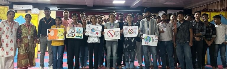 शताब्दी महाविद्यालय में स्लोगन राइटिंग प्रतियोगिता