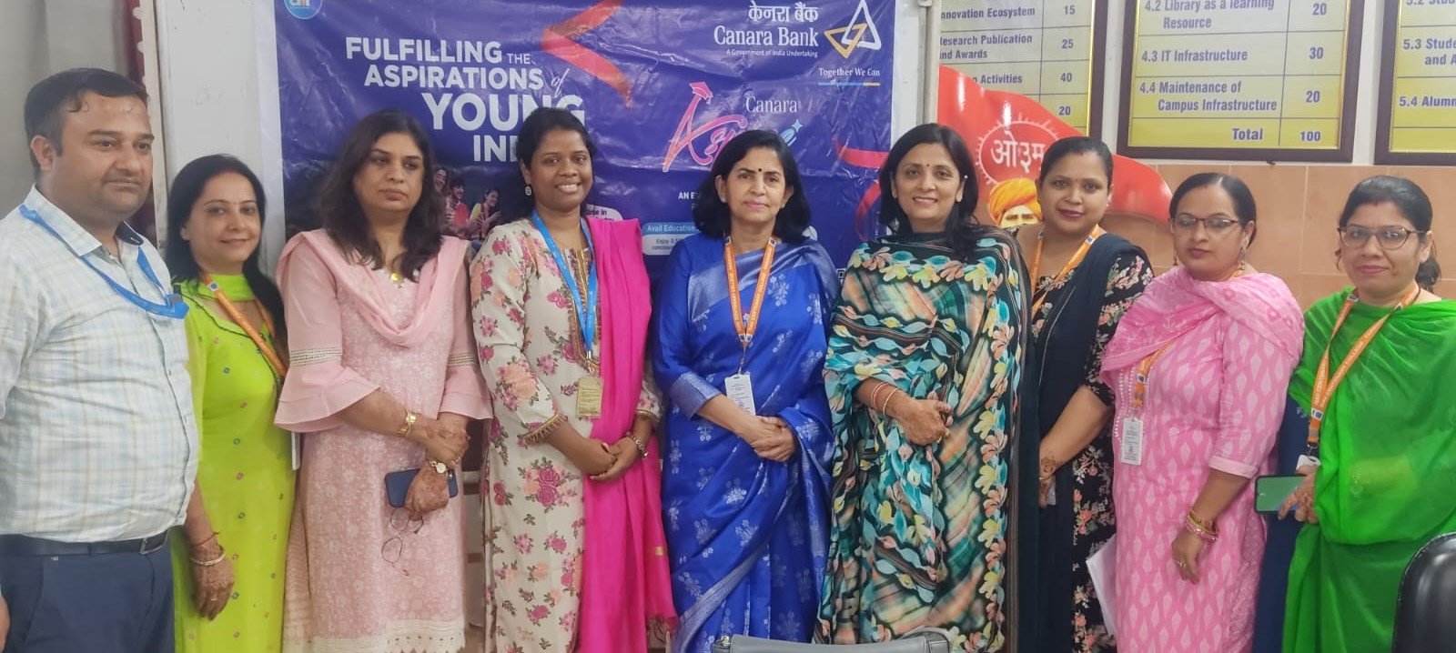 बीबीए विभाग के फाइनेंस क्लब के तत्वावधान में केनरा बैंक द्वारा ‘”नए बचत उत्पाद पर जागरूकता सत्र ” का आयोजन