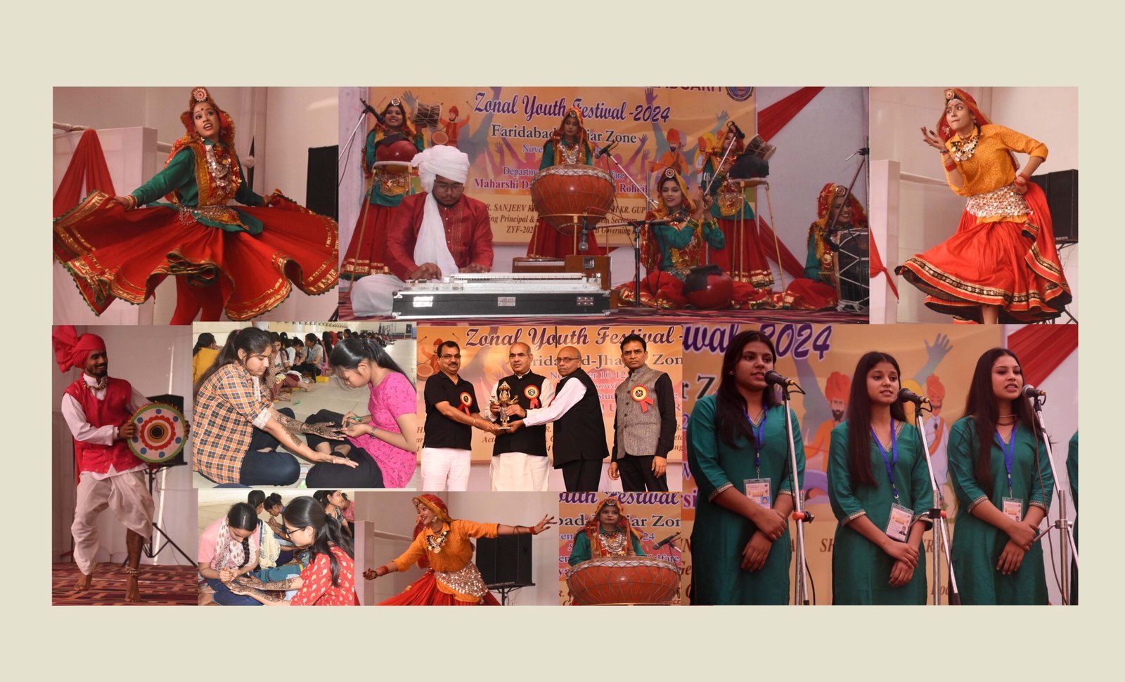 अग्रवाल कॉलेज बल्लबगढ़ में  युवा महोत्सव के दूसरे दिन भी युवाओ ने किया  हुनर का प्रदर्शन