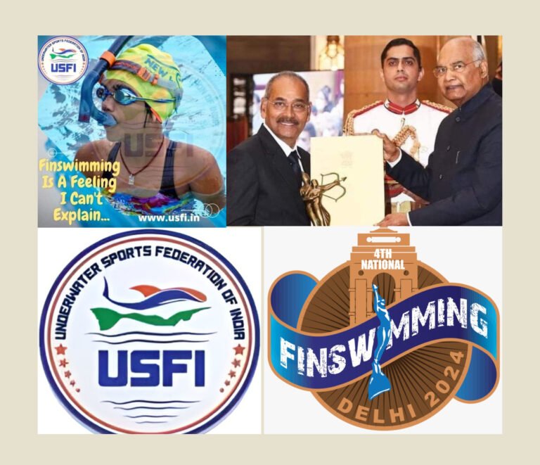 चार दिवसीय चौथी राष्ट्रीय फिन स्विमिंग चैंपियनशिप 14 नवंबर से दिल्ली में