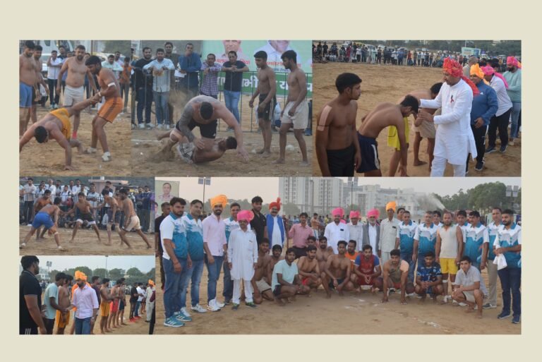 दशहरा मैदान में हरियाणा युवा संघ की ओर से आयोजित राज्य स्तरीय सर्कल कबड्डी कप में 46 टीमों ने लिया हिस्सा