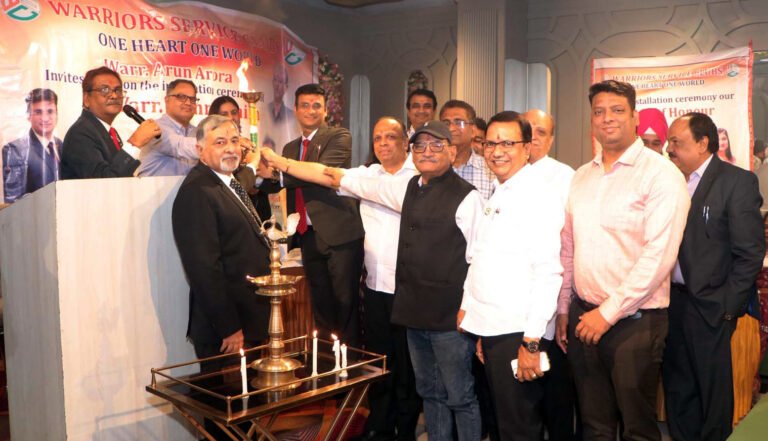 वारियर सर्विस क्लब फरीदाबाद द्वारा 2024-25 के लिए शपथ ग्रहण समारोह का आयोजन किया गया