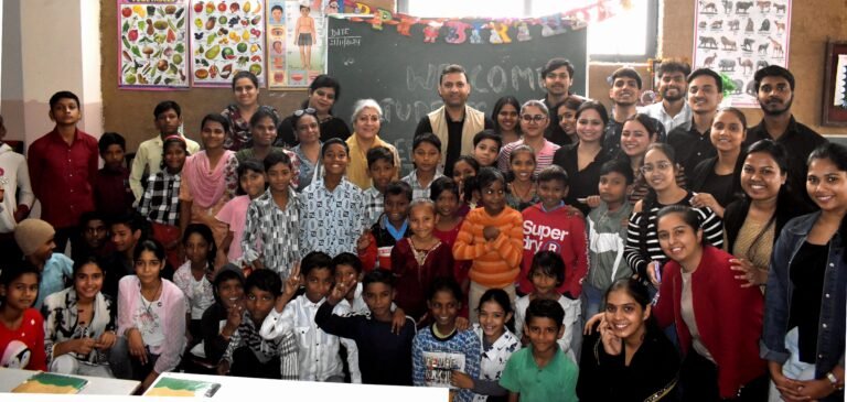 जे.सी.बोस विश्वविद्यालय के मीडिया विद्यार्थियों की ‘रोशनी’ एनजीओ के बच्चों संग प्रेरणादायक मुलाकात