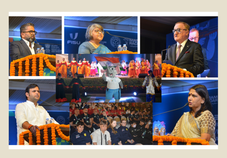 मानव रचना परिसर में फिसू वर्ल्ड यूनिवर्सिटी चैंपियनशिप शूटिंग- 2024 का भव्य उद्घाटन समारोह हुआ