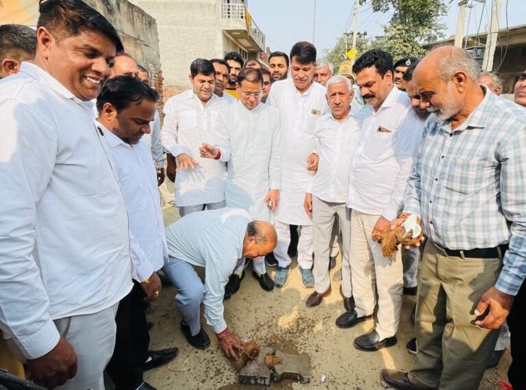 गावों के समुचित विकास और जरूरतों को पूरा करने के लिए प्रदेश सरकार पूर्णतया प्रतिबद्ध : राज्य मंत्री राजेश नागर