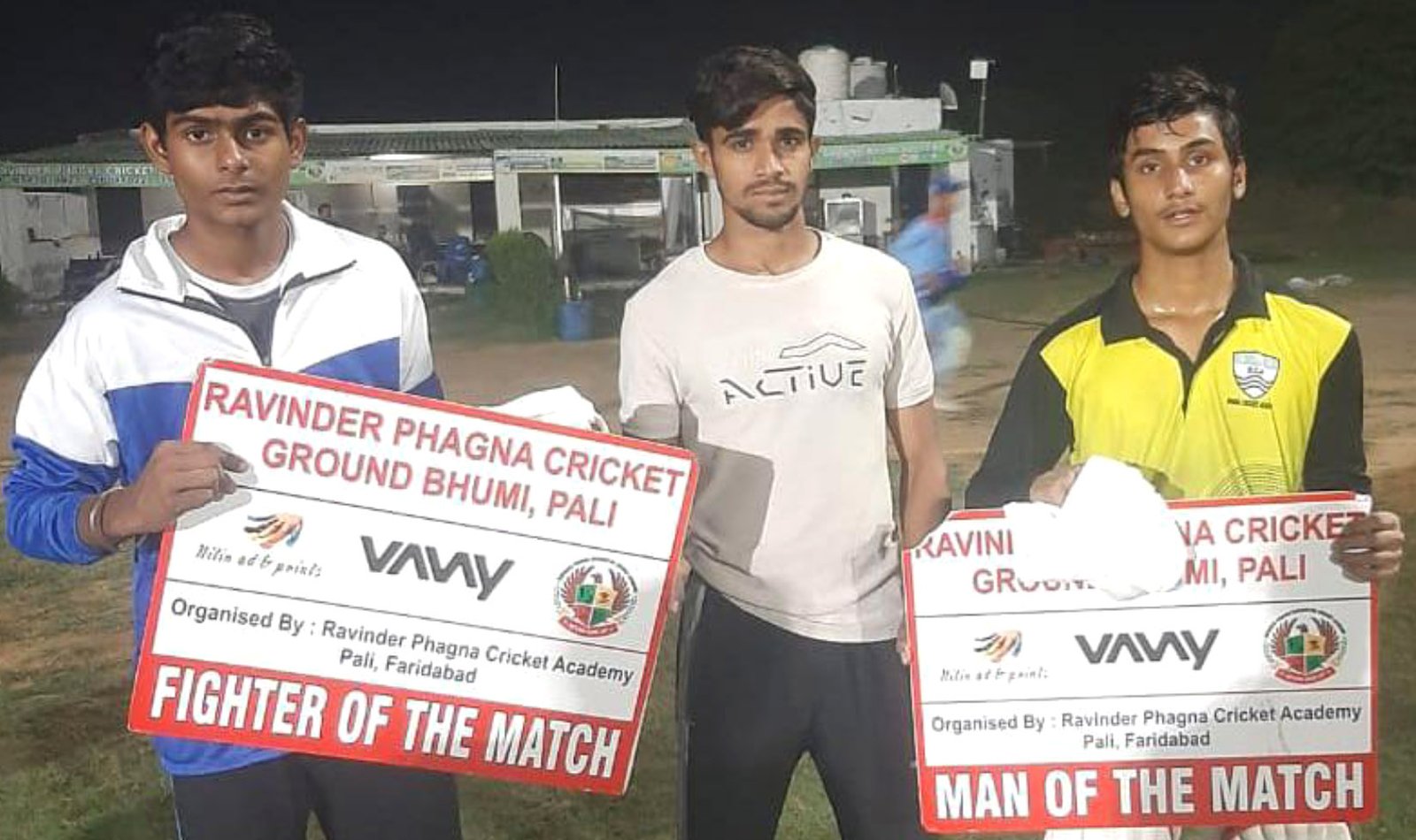 डबल्यूसीएल क्रिक्रेट अकादमी ने एसएन स्पोर्ट्स अकादमी को 5 विकेट से हराया, मैन ऑफ द मैच आदित्य को घोषित किया गया