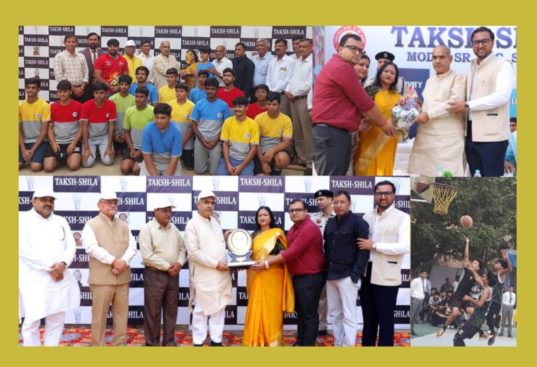 विधायक पं. मूलचंद शर्मा ने तक्षशिला मॉडल सी० सै०स्कूल  में तक्षशिला कप टूर्नामेंट का उद्घाटन किया