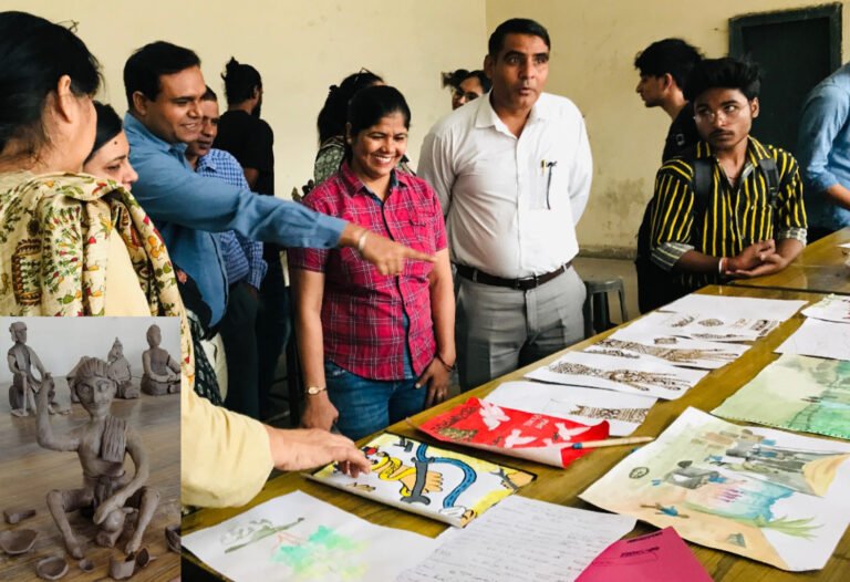 राजकीय महाविद्यालय फरीदाबाद में हुआ “साप्ताहिक फाइन आर्ट्स कार्यशाला” का आयोजन 