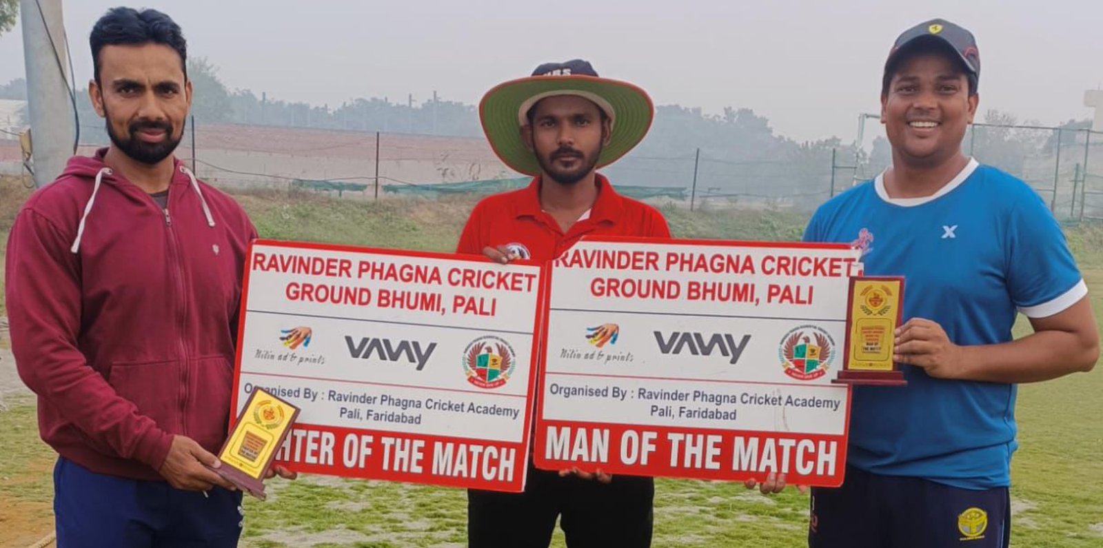 श्री राम क्रिकेट क्लब ने सुपर किंग क्रिकेट क्लब को 93 रन से हराया, मैन ऑफ द मैच पंकी