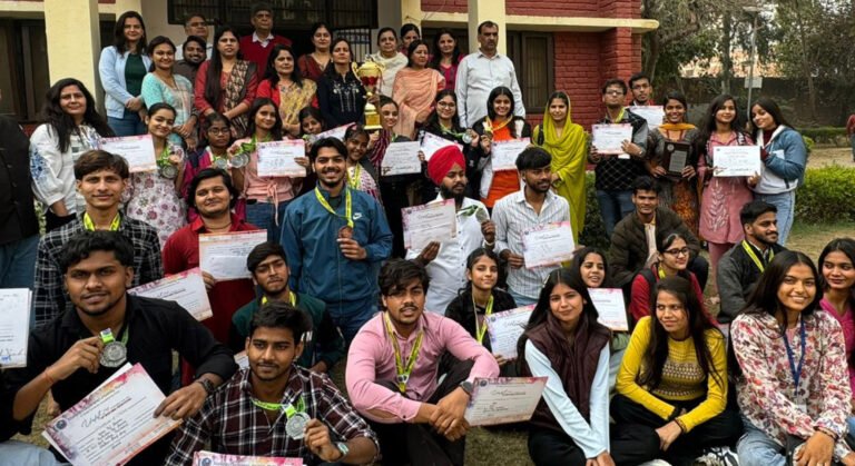 अन्तर्क्षेत्रीय युवा महोत्सव- 2024 में पं. जवाहर नेहरू कॉलेज का शानदार प्रदर्शन