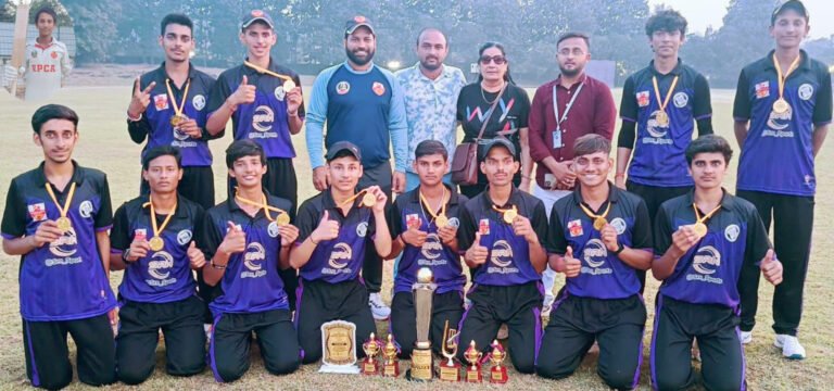 रविंदर फागना क्रिकेट अकादमी ने ग्रीन फील्ड अकादमी गोवा को फाइनल मैच में 60 रन से हराया , गोविंद भंडारी मैन ऑफ द मैच घोषित