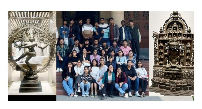 डीएवी शताब्दी महाविद्यालय के छात्रों ने राष्ट्रीय संग्रहालय, दिल्ली का  शैक्षणिक दौरा किया