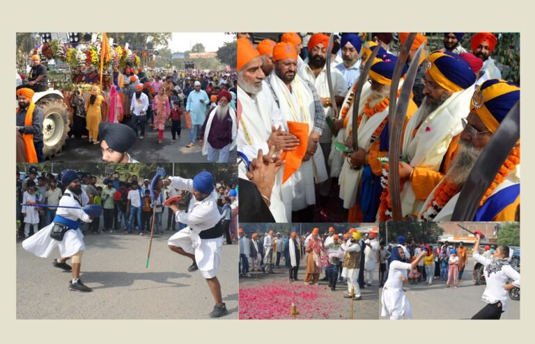 गुरु गुरुनानक देव के प्रकाशोत्सव पर लोगाें ने गुरुद्वारों में जाकर माथा टेका और निकला नगर कीर्तन
