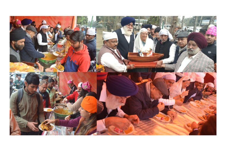 बाल शहीदी दिवस के उपलक्ष्य में बीके चौक पर लंगर वितरण के चौथे दिन केंद्रीय मंत्री कृष्णपाल गुर्जर व विधायक मूलचंद शर्मा ने भी सेवा दी : सीमा त्रिखा