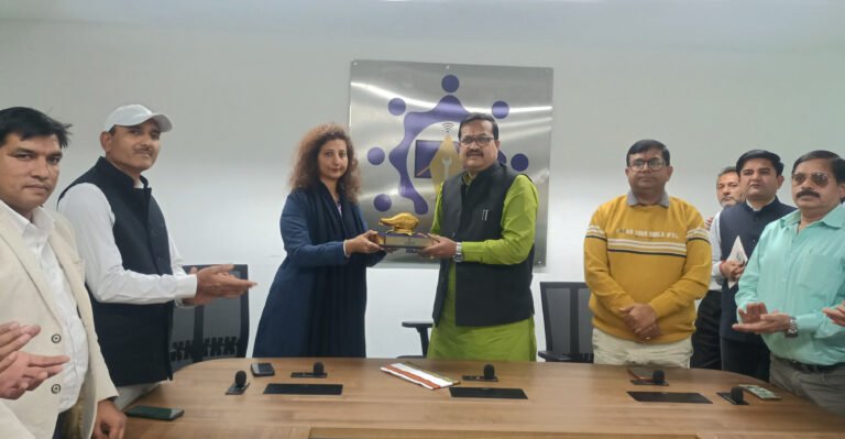 स्वच्छ भारत मिशन, हरियाणा के कार्यकारी उपाध्यक्ष सुभाष चंद्र ने किया श्री विश्वकर्मा कौशल विश्वविद्यालय का भ्रमण