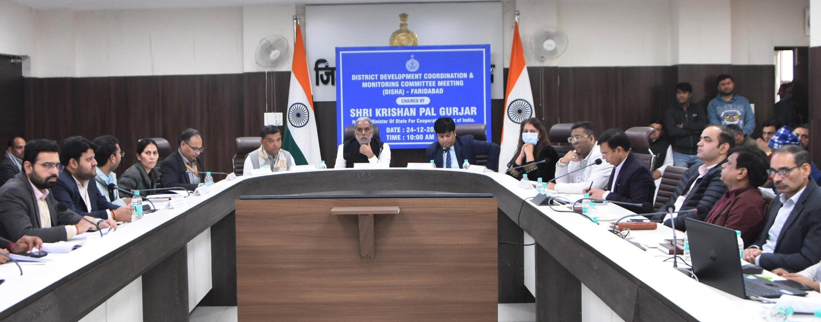 फरीदाबाद जिला के सौंदर्यीकरण में भागीदार बनें विभागीय अधिकारी : कृष्ण पाल गुर्जर