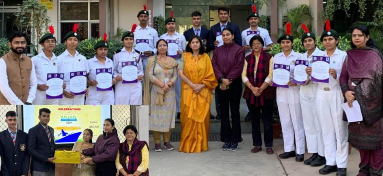 डीएवी शताब्दी महाविद्यालय की एनसीसी इकाई ने मनाया भारतीय नौसेना दिवस
